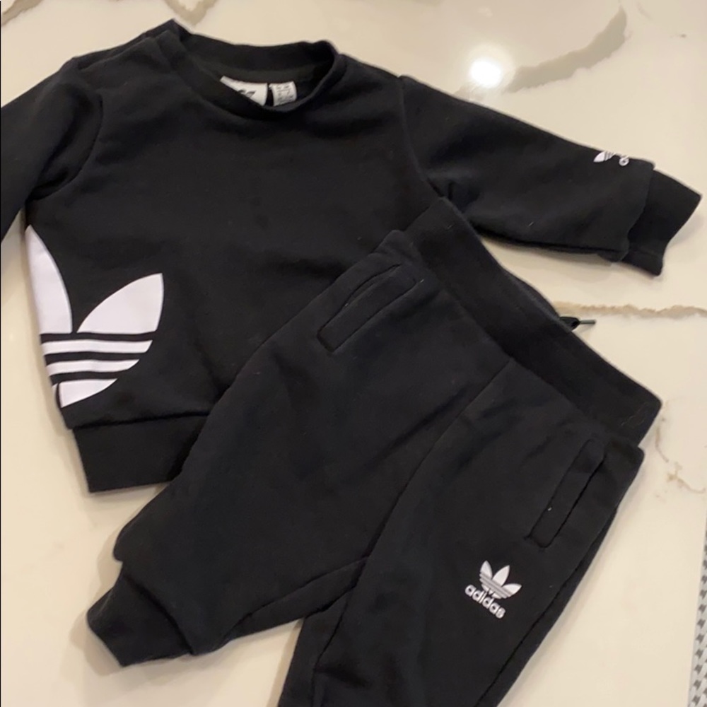 Adidas sweatsuit 3-6 months